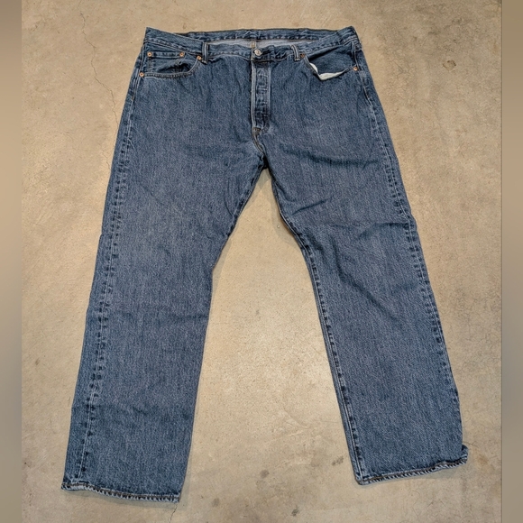 Levis 501 Men's 42x30 (40x30) Denim Jeans Pants Workwear - Picture 1 of 5